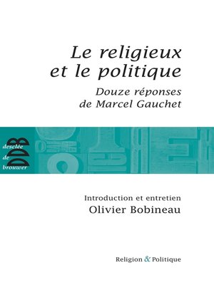 cover image of Le religieux et le politique